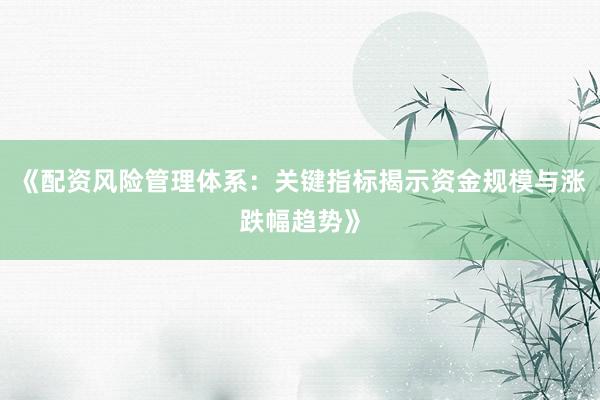 《配资风险管理体系：关键指标揭示资金规模与涨跌幅趋势》